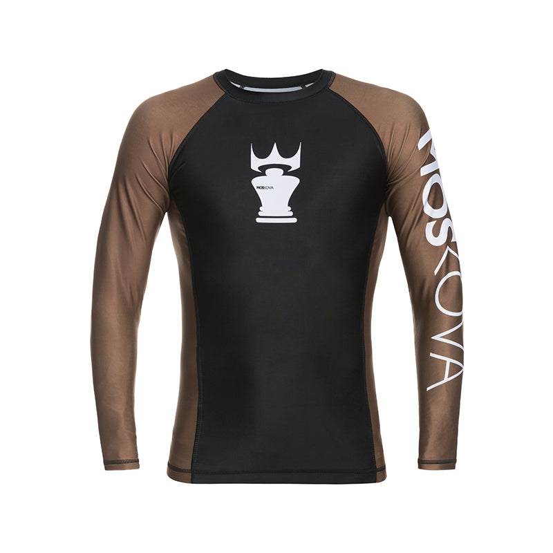 MOSKOVABJJRANKEDRASHGUARDBLACK/BROWN-LONGSLEEVES